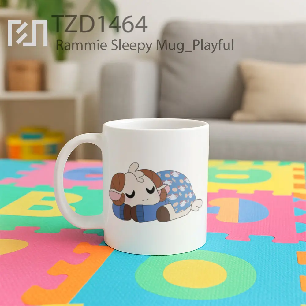Rammie Sleepy Mug - All-side / Desain