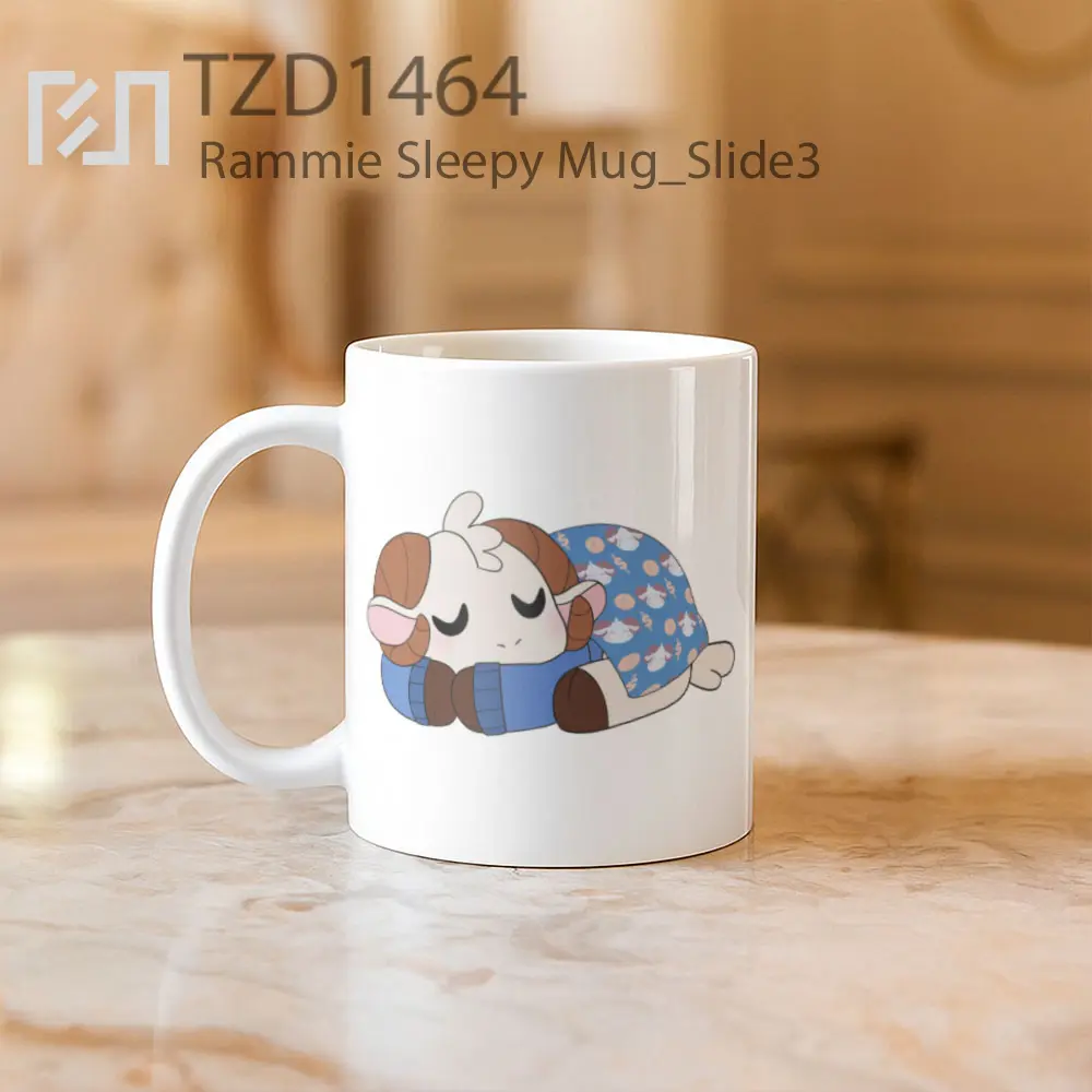 Rammie Sleepy Mug - All-side / Desain