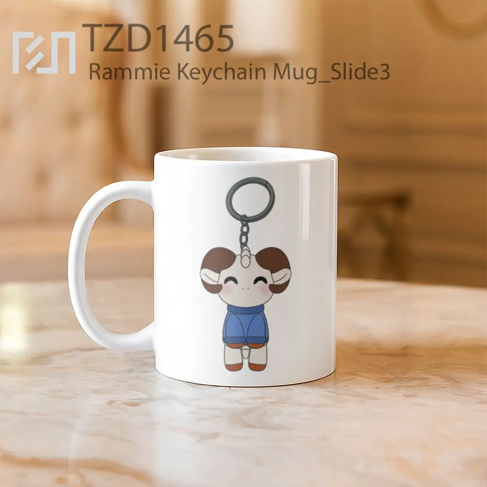 Rammie Keychain Mug - All-side / Desain