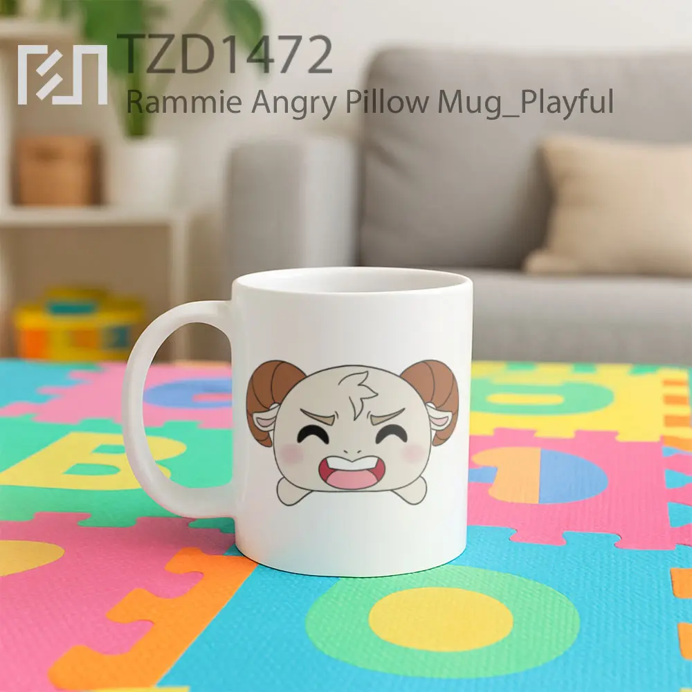 Rammie Angry Pillow Mug - All-side / Desain