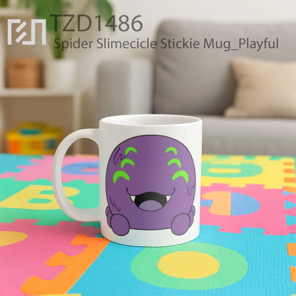 Spider Slimecicle Stickie Mug - All-side / Desain