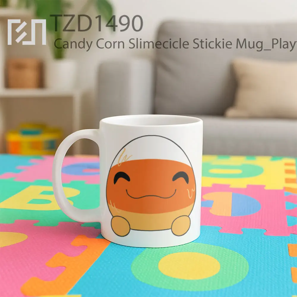Candy Corn Slimecicle Stickie Mug - All-side / Desain