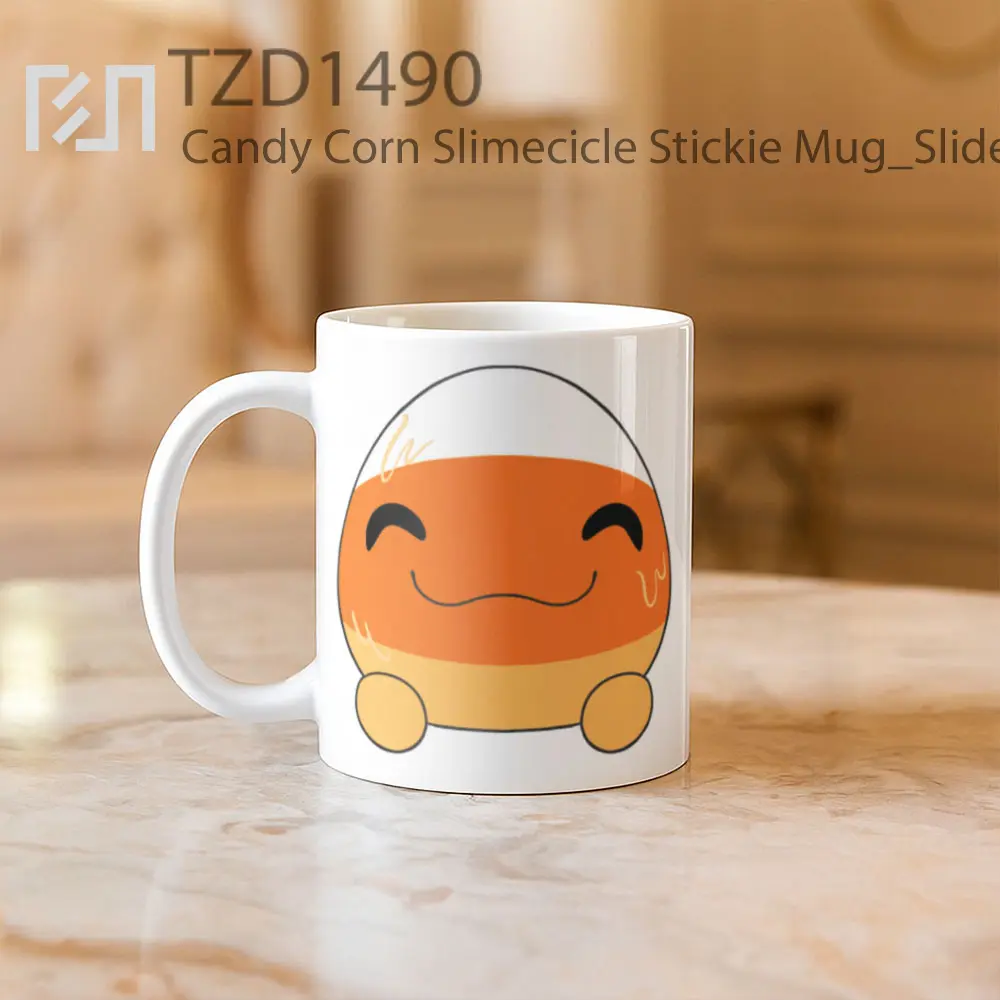 Candy Corn Slimecicle Stickie Mug - All-side / Desain