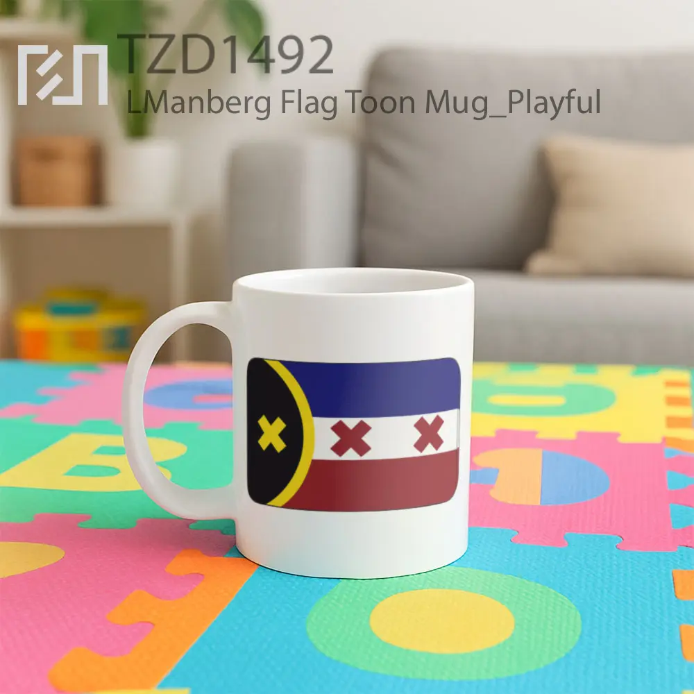 LManberg Flag Toon Mug - All-side / Desain