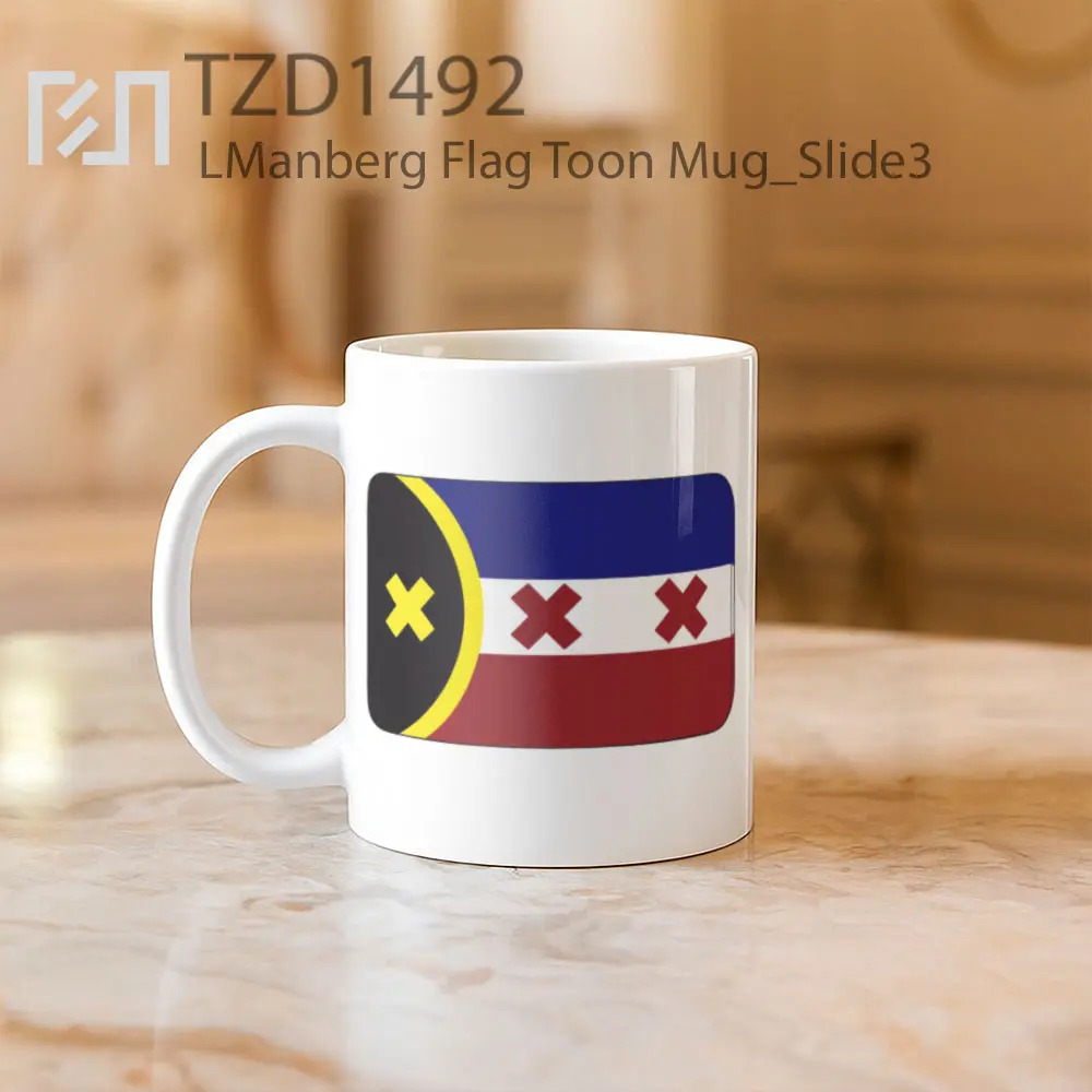LManberg Flag Toon Mug - All-side / Desain