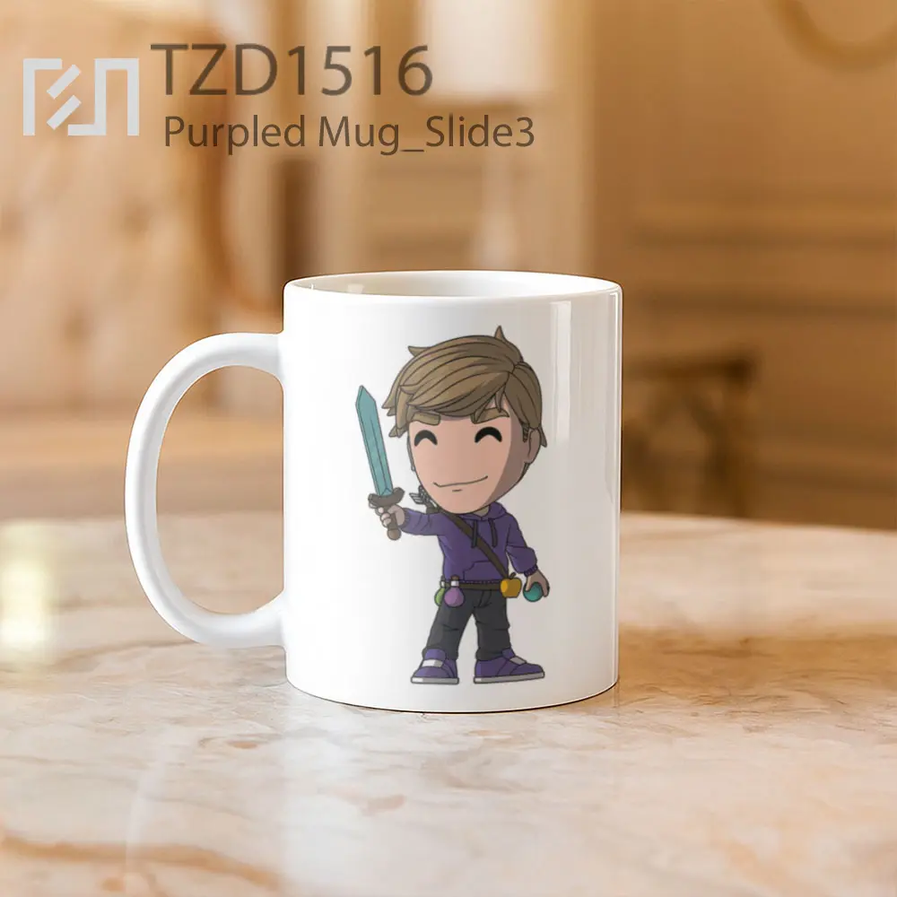 Purpled Mug - All-side / Desain