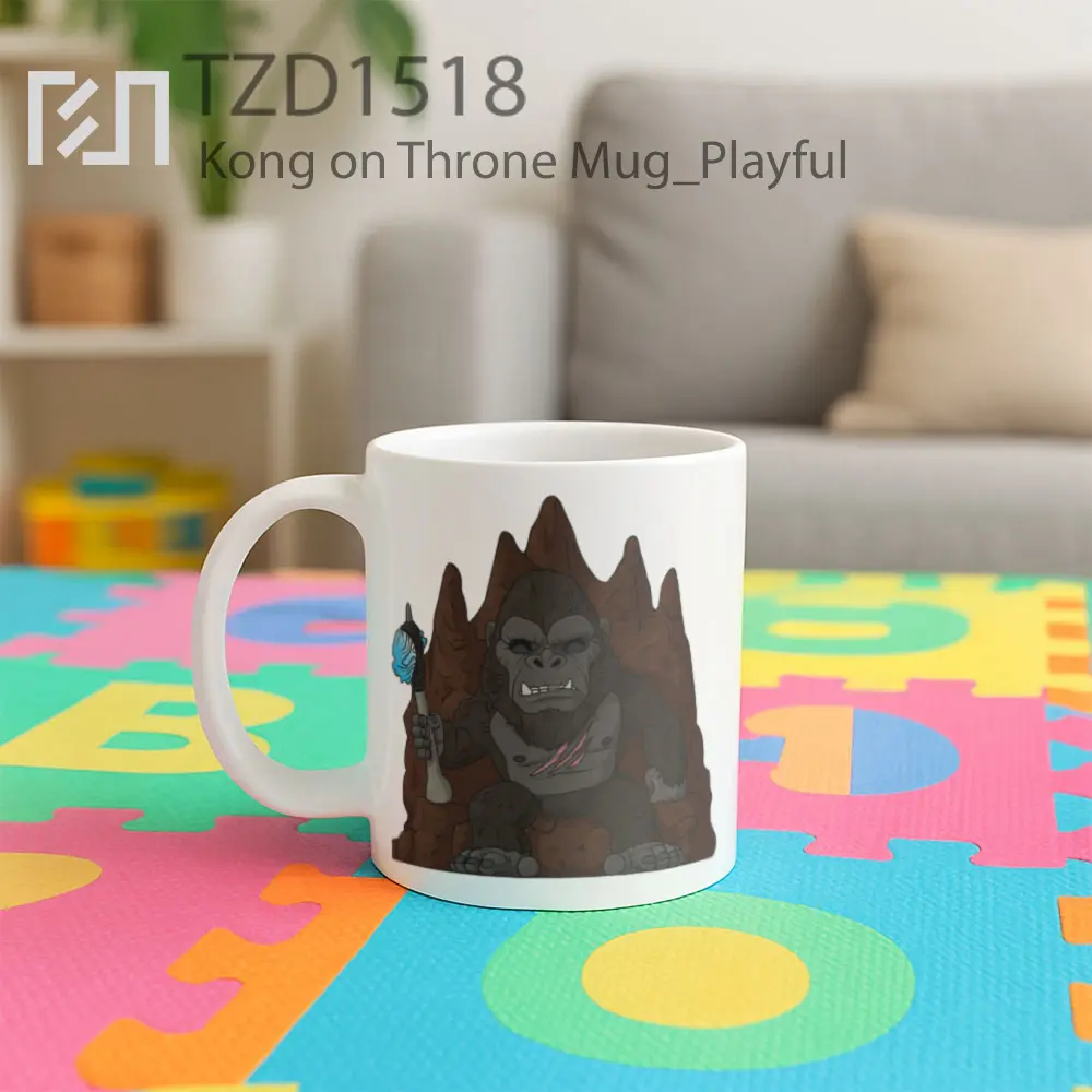Kong on Throne Mug - All-side / Desain