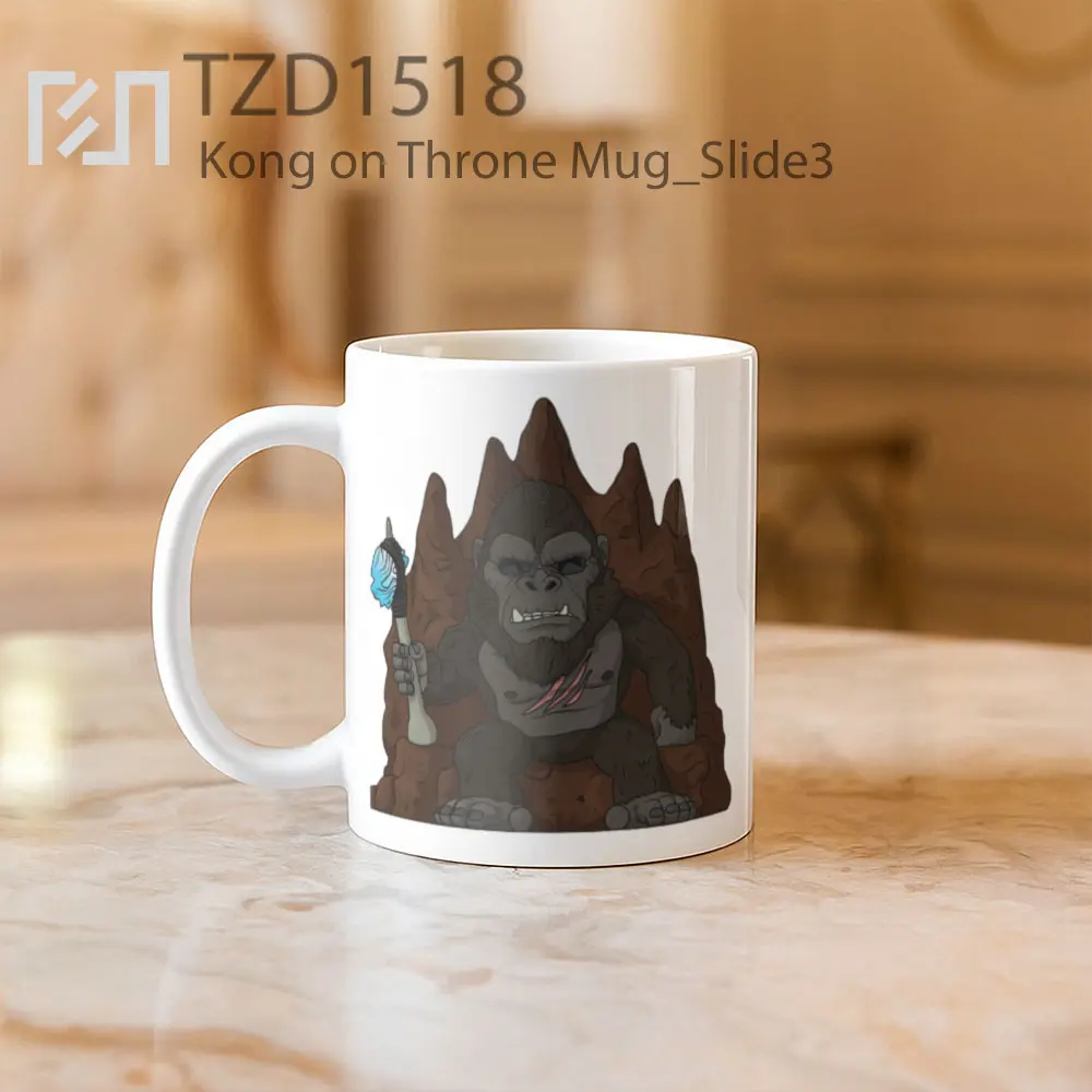 Kong on Throne Mug - All-side / Desain