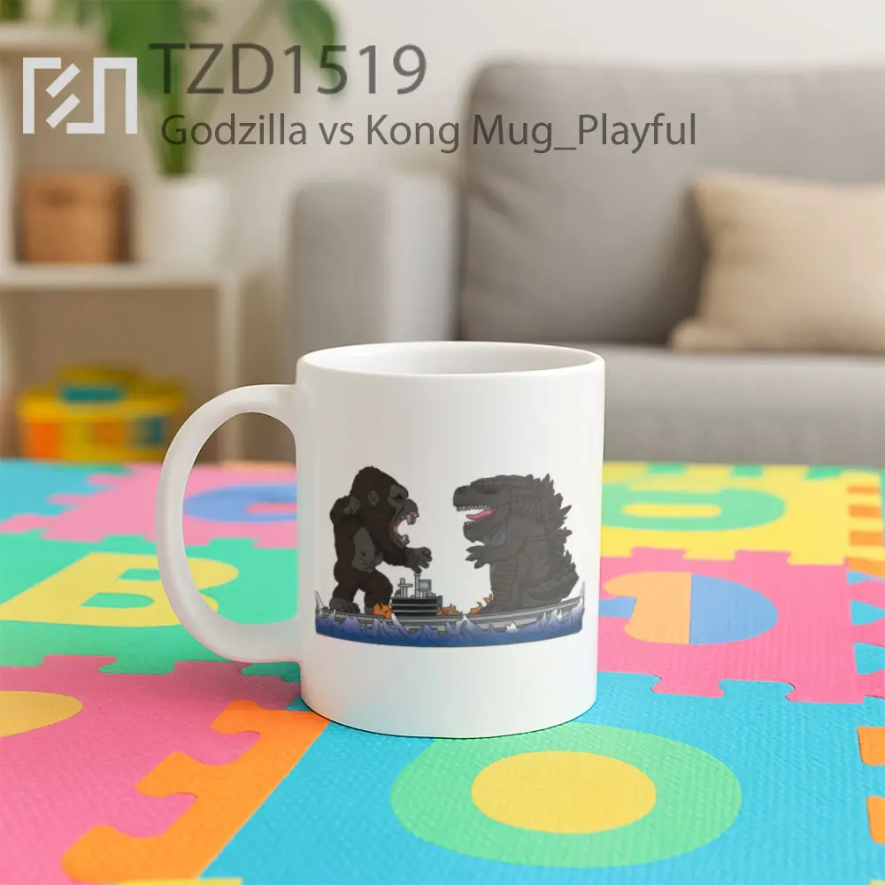 Godzilla vs Kong Mug - All-side / Desain