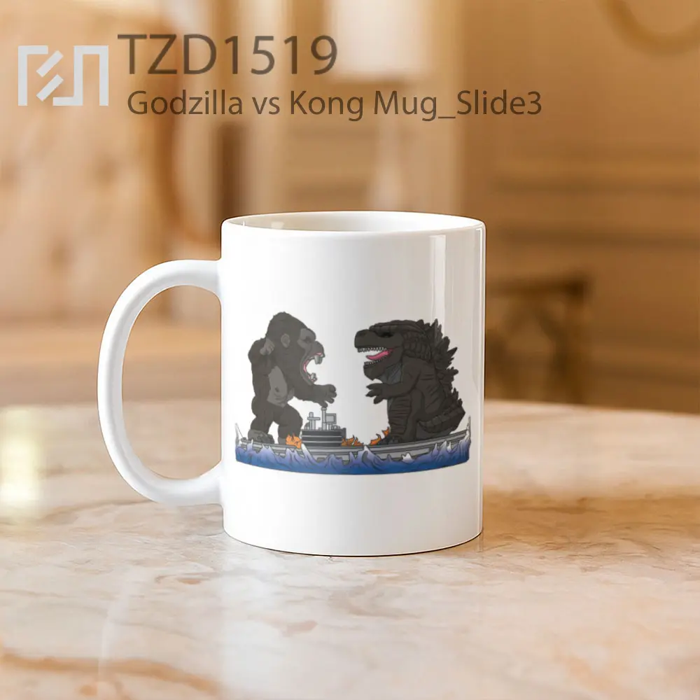 Godzilla vs Kong Mug - All-side / Desain