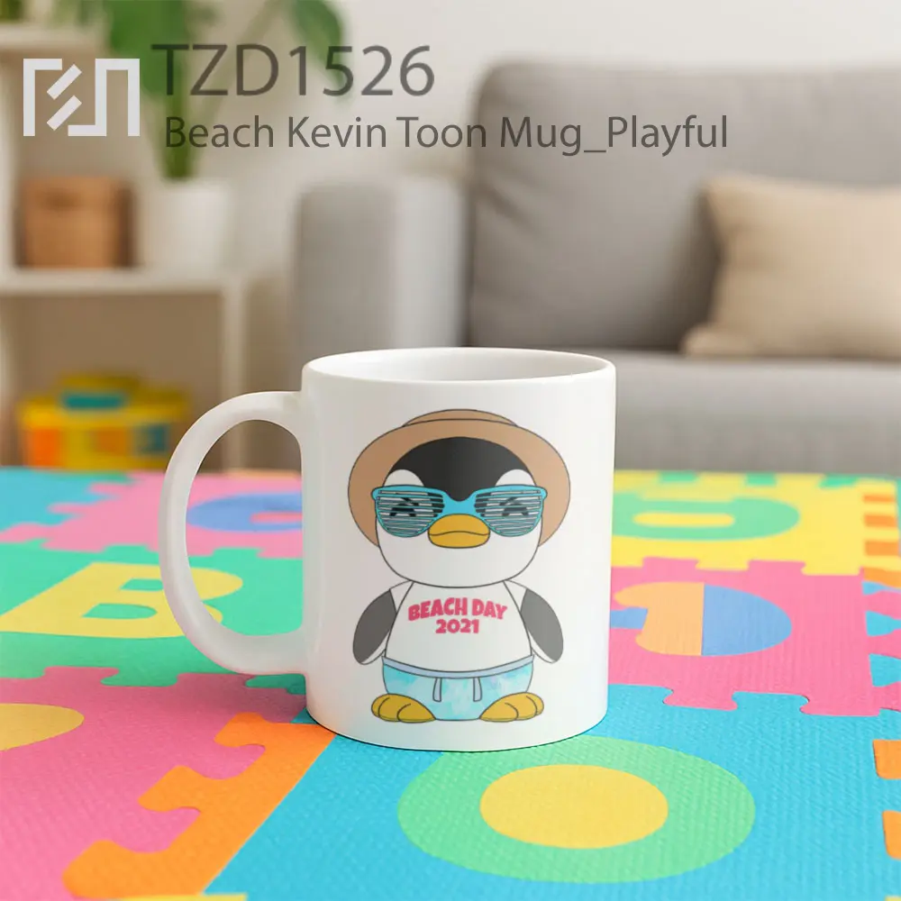 Beach Kevin Toon Mug - All-side / Desain