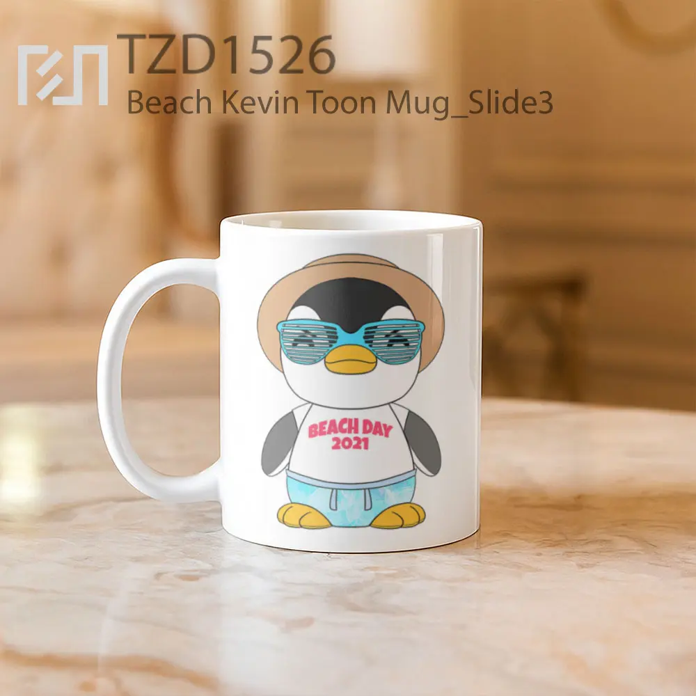 Beach Kevin Toon Mug - All-side / Desain