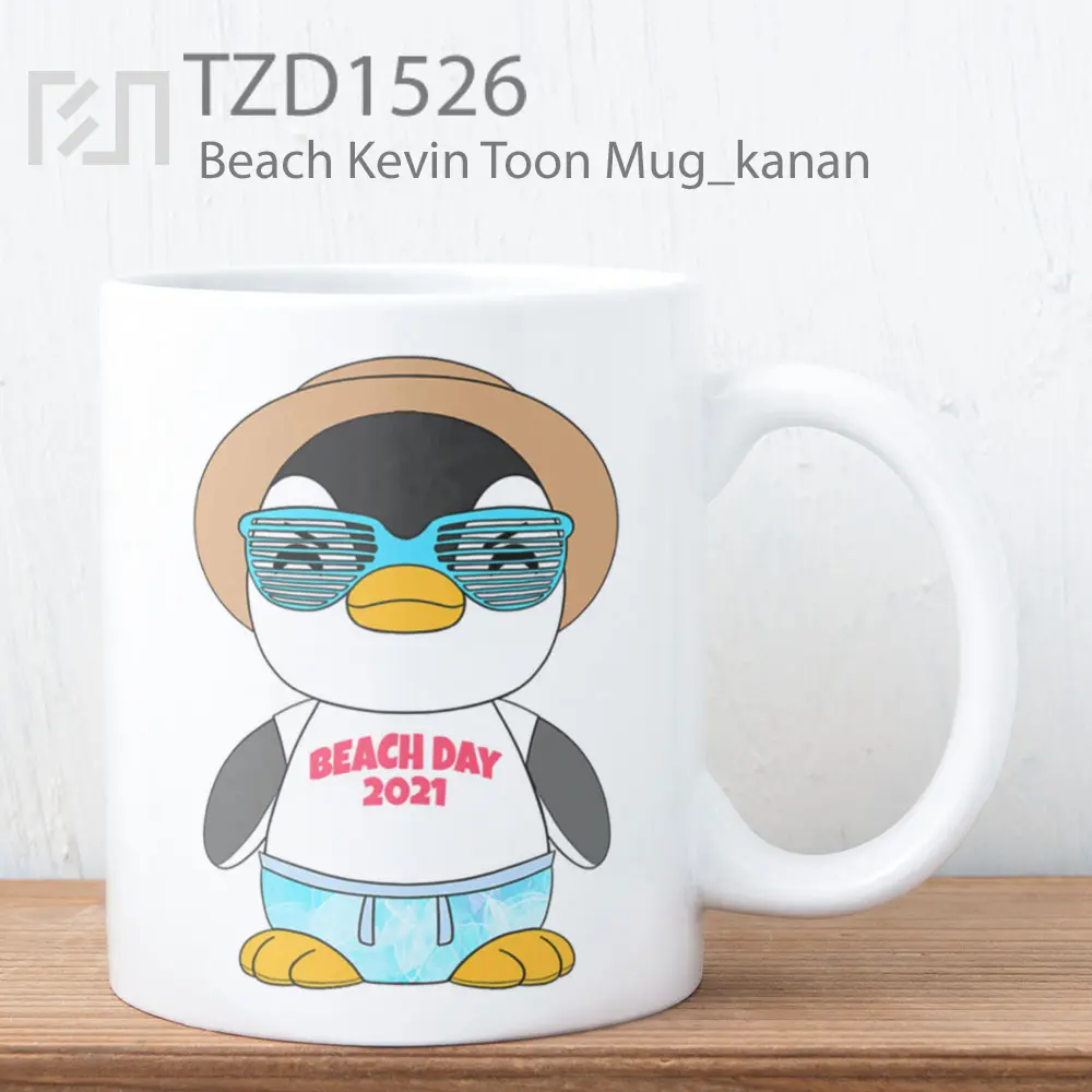 Beach Kevin Toon Mug
