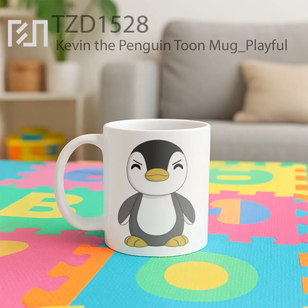 Kevin the Penguin Toon Mug - All-side / Desain