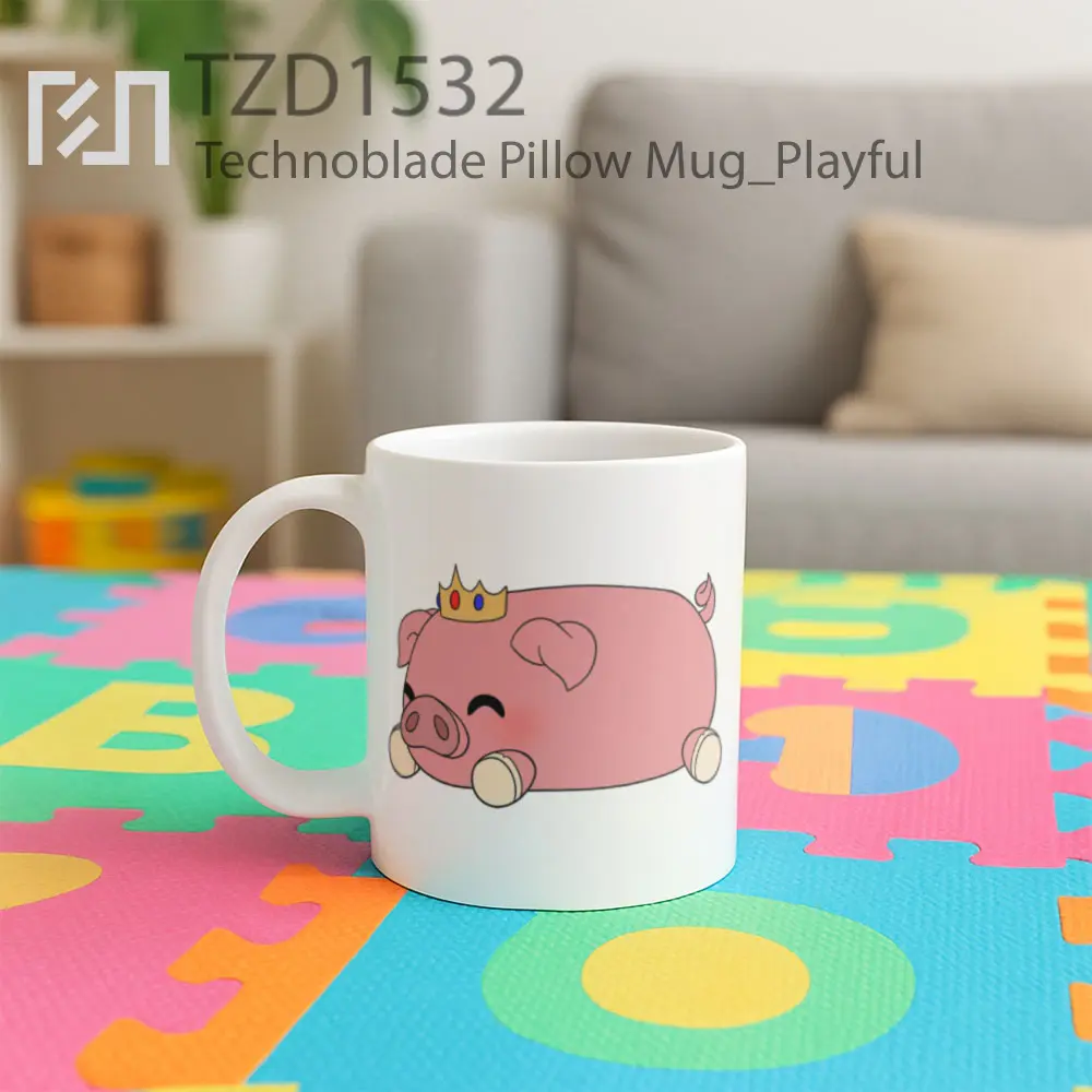 Technoblade Pillow Mug - All-side / Desain