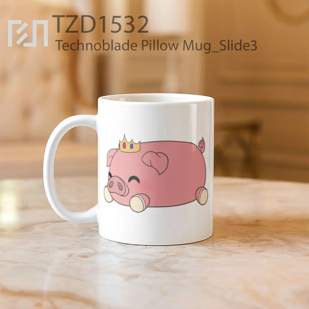 Technoblade Pillow Mug - All-side / Desain