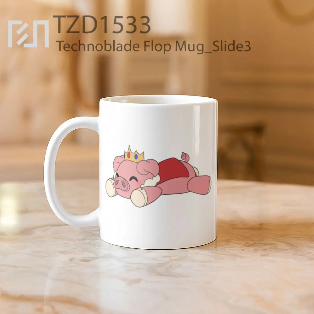 Technoblade Flop Mug - All-side / Desain
