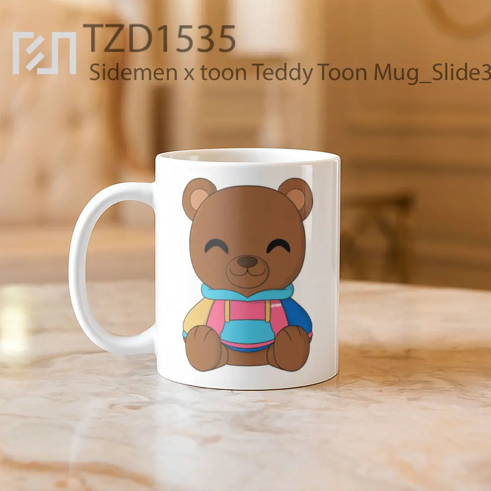 Sidemen x toon Teddy Toon Mug - All-side / Desain