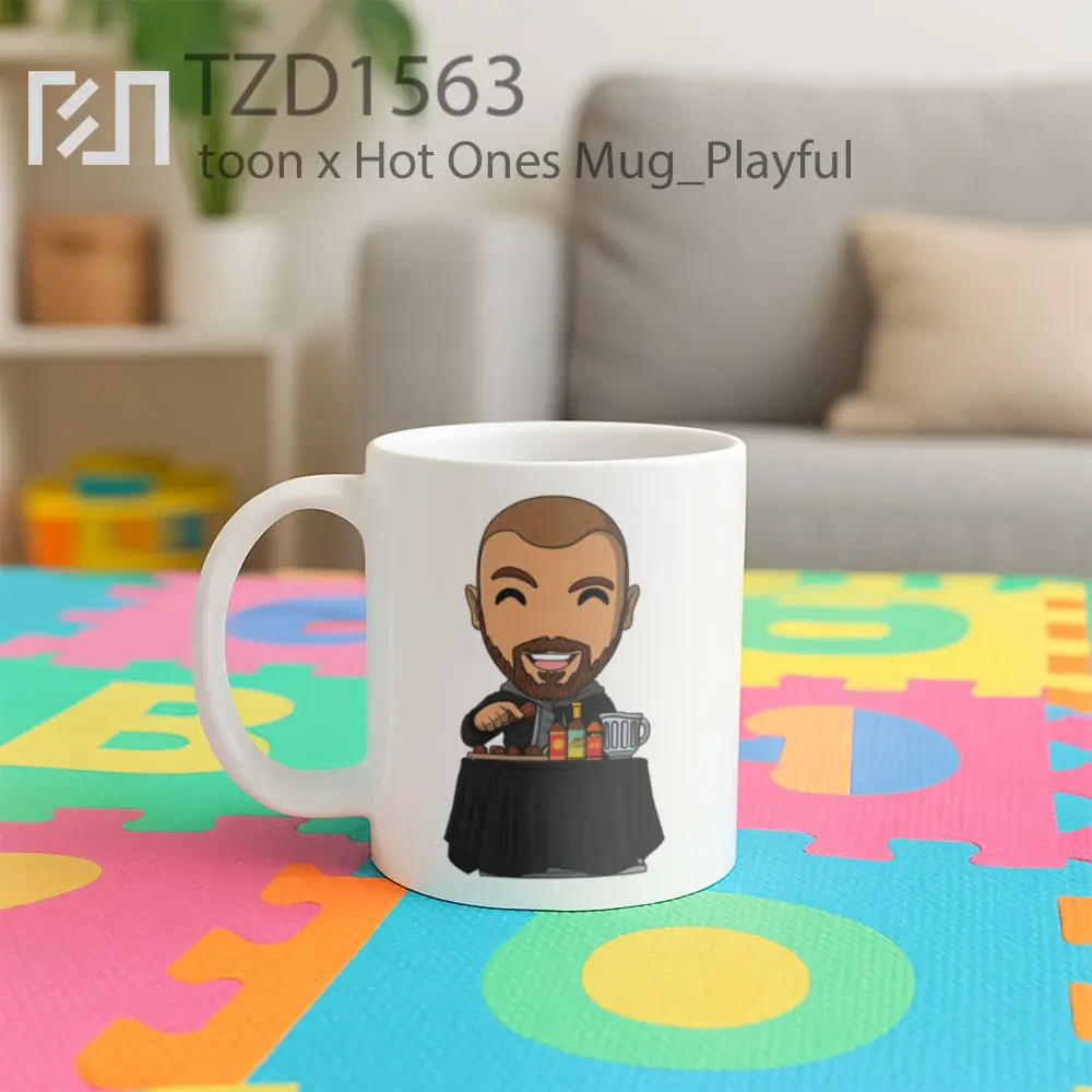 toon x Hot Ones Mug - All-side / Desain