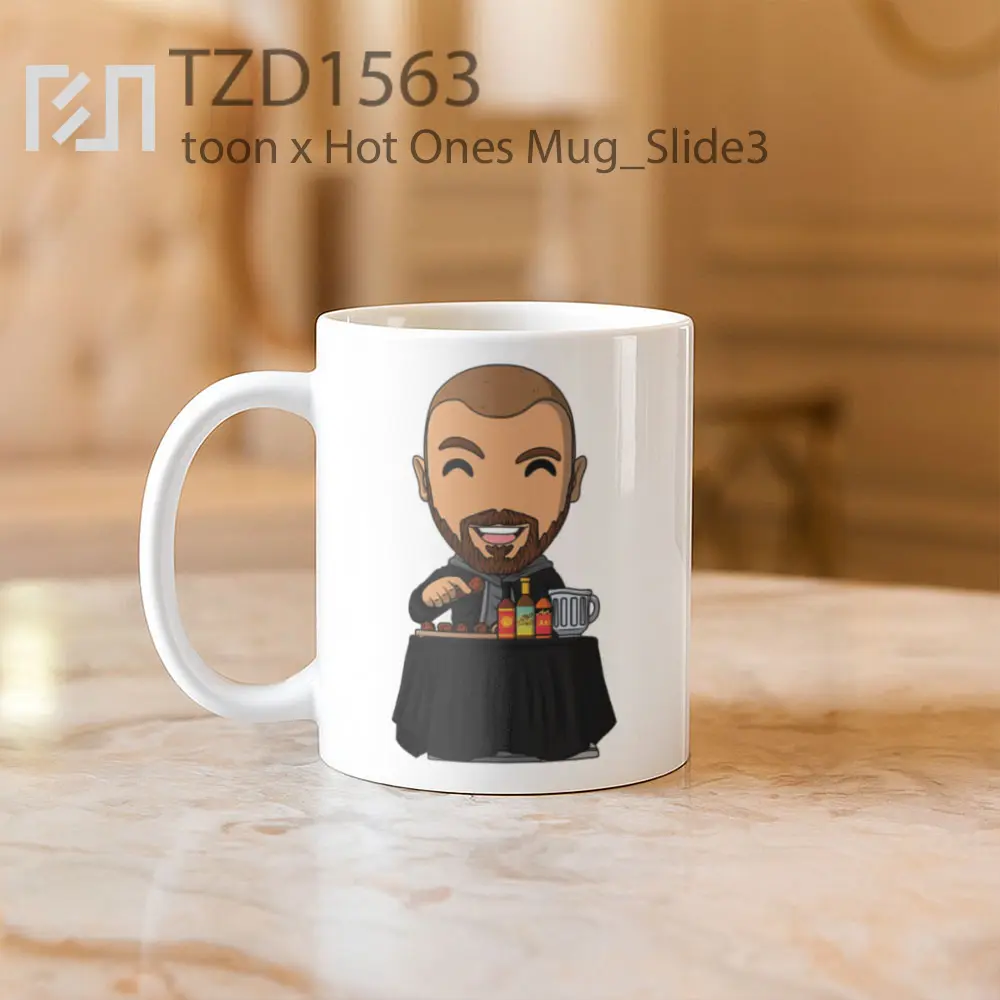 toon x Hot Ones Mug - All-side / Desain