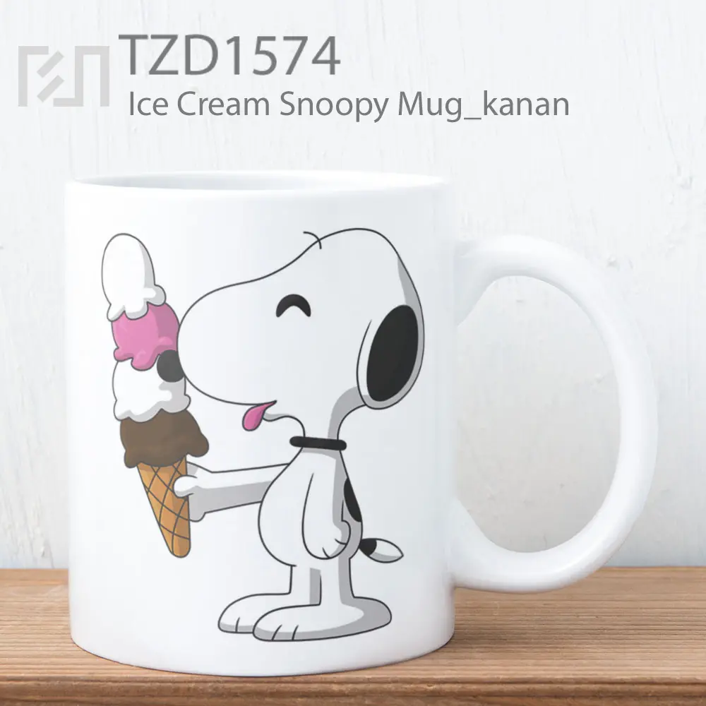 Ice Cream Snoopy Mug