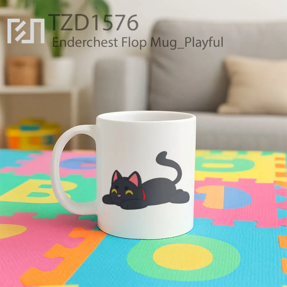Enderchest Flop Mug - All-side / Desain