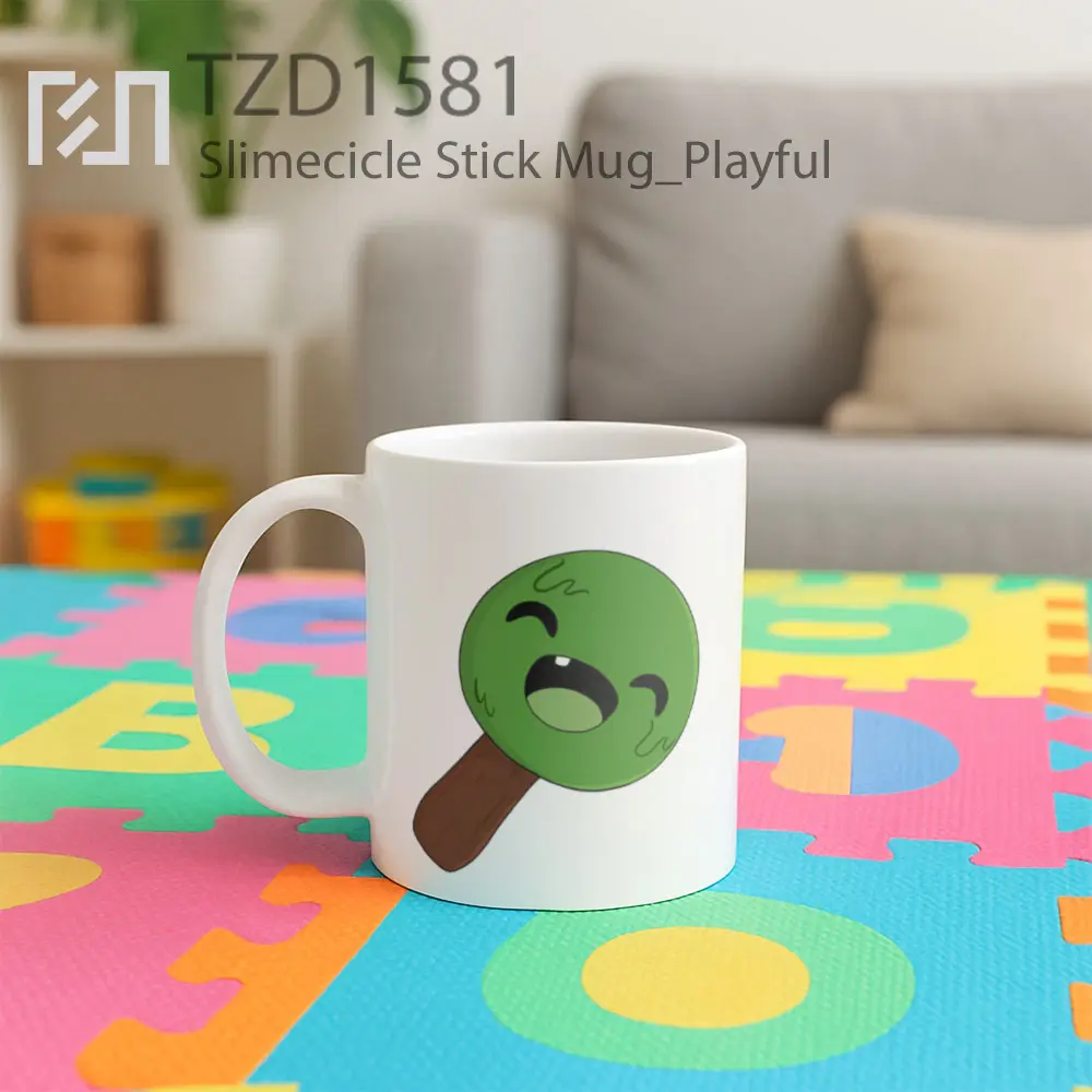Slimecicle Stick Mug - All-side / Desain