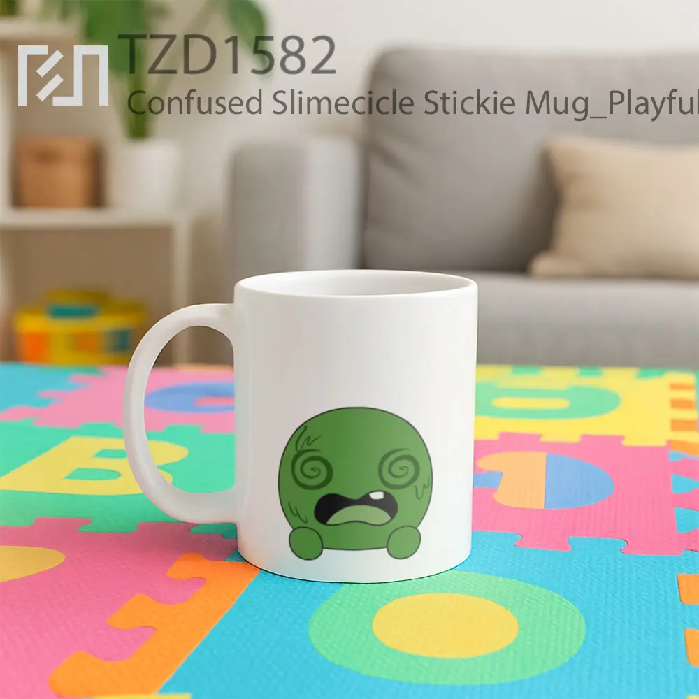 Confused Slimecicle Stickie Mug - All-side / Desain