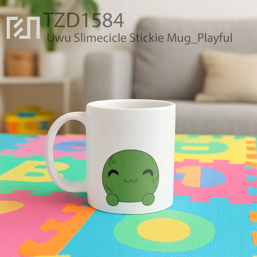 Uwu Slimecicle Stickie Mug - All-side / Desain