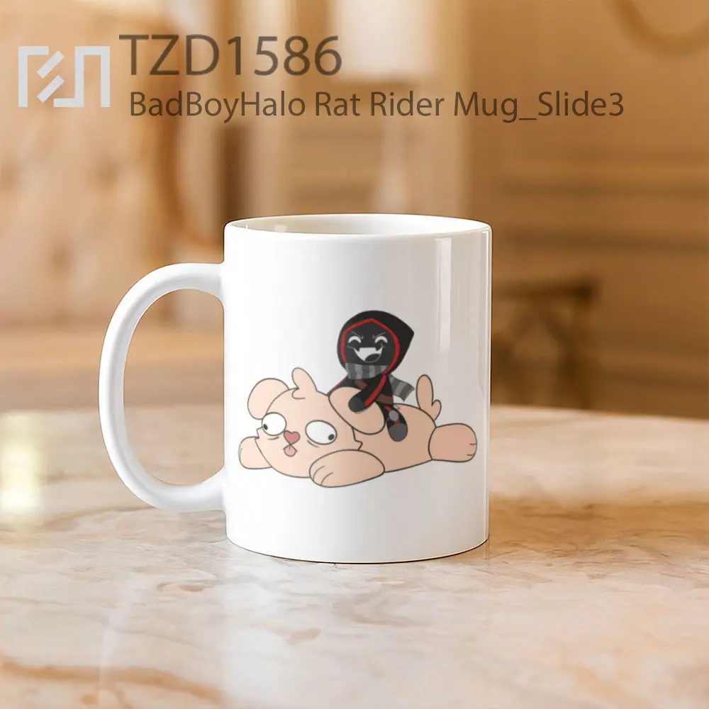 BadBoyHalo Rat Rider Mug - All-side / Desain