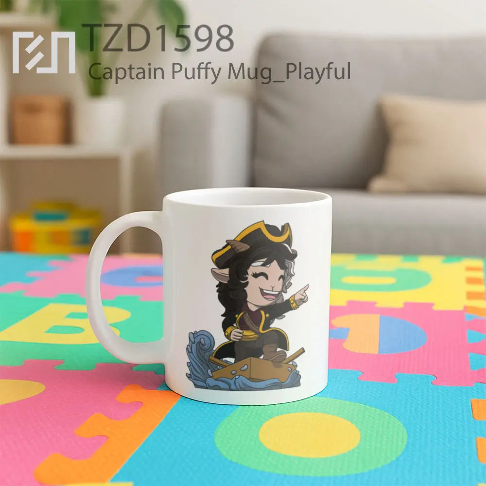 Captain Puffy Mug - All-side / Desain