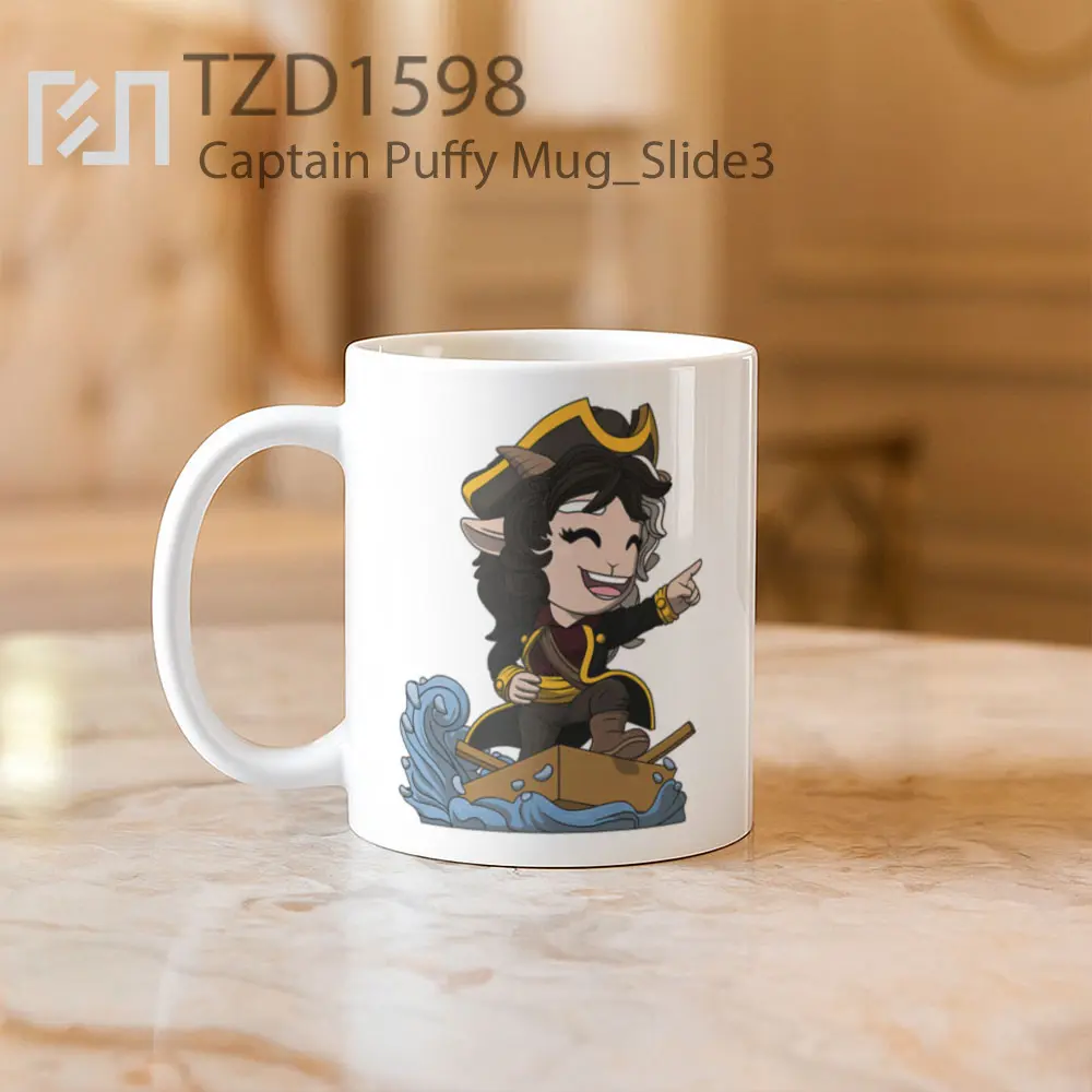 Captain Puffy Mug - All-side / Desain