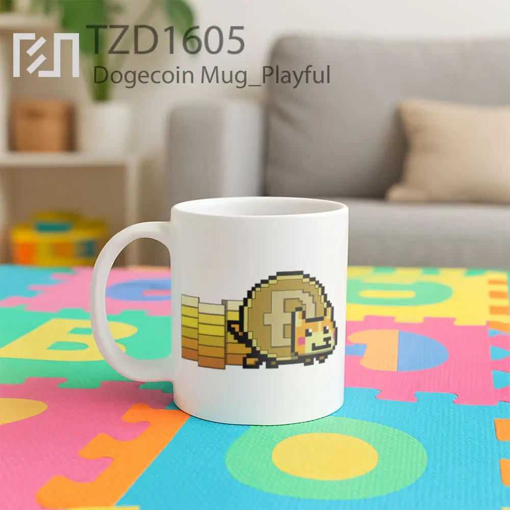 Dogecoin Mug - All-side / Desain