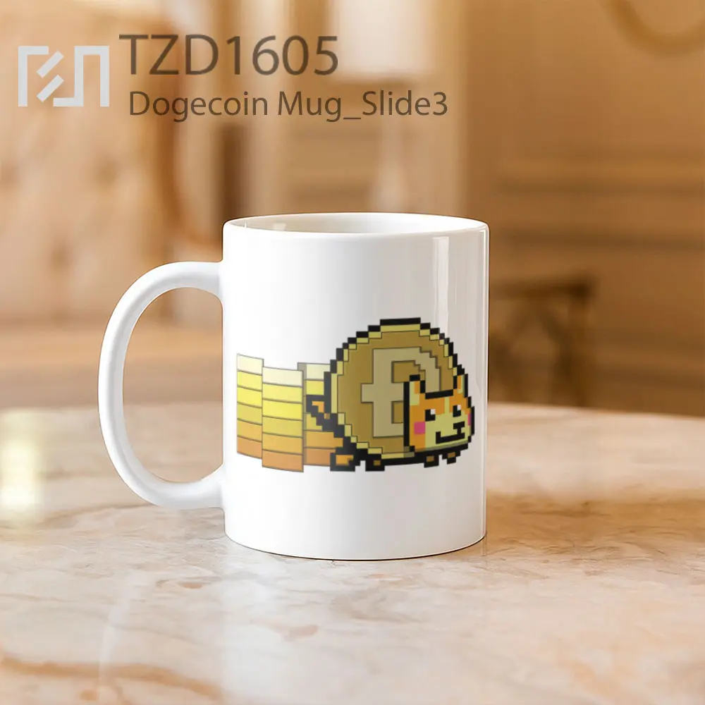 Dogecoin Mug - All-side / Desain
