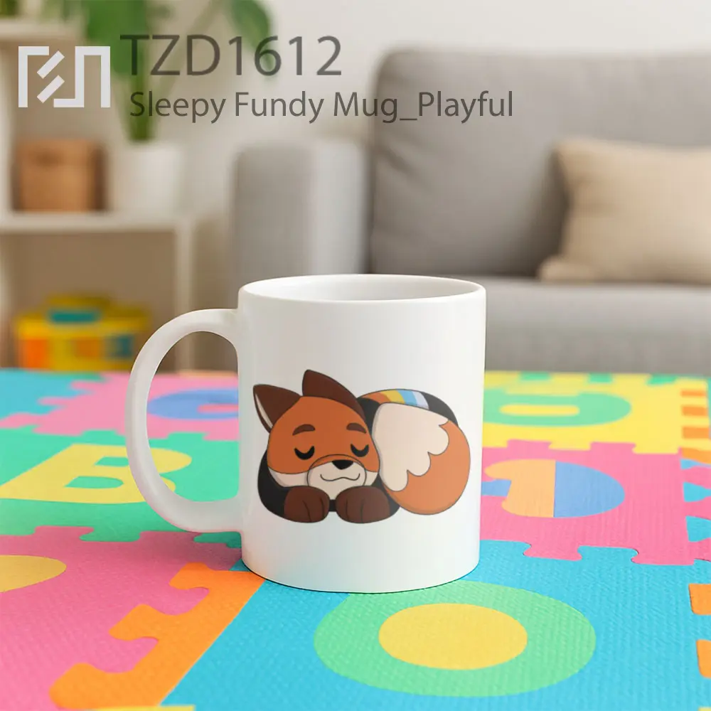 Sleepy Fundy Mug - All-side / Desain