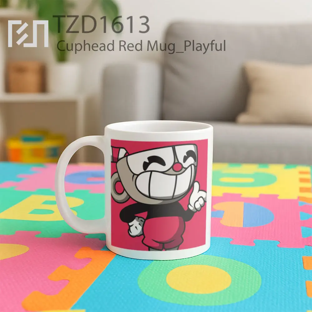 Cuphead Red Mug - All-side / Desain