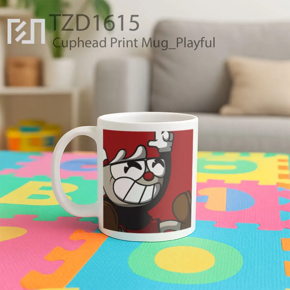 Cuphead Print Mug - All-side / Desain