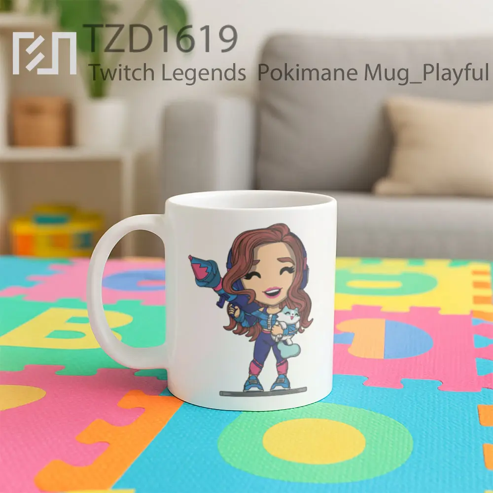 Twitch Legends  Pokimane Mug - All-side / Desain