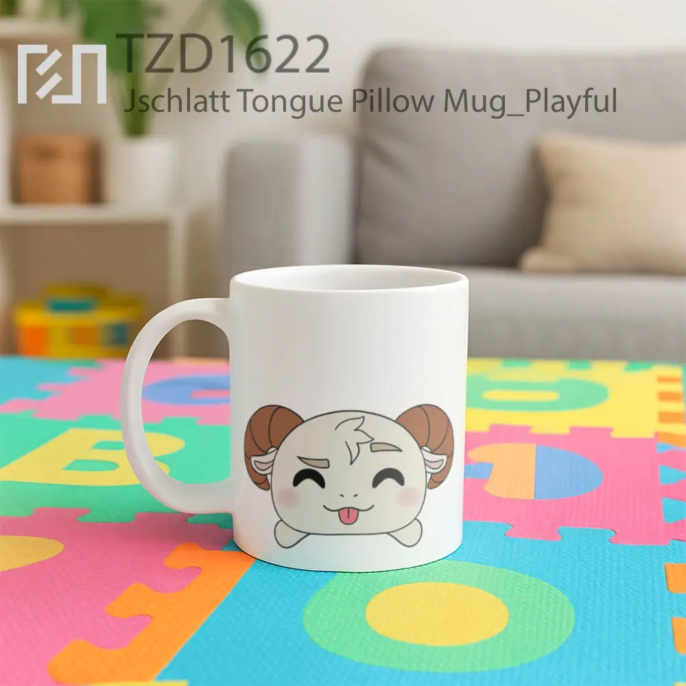 Jschlatt Tongue Pillow Mug - All-side / Desain