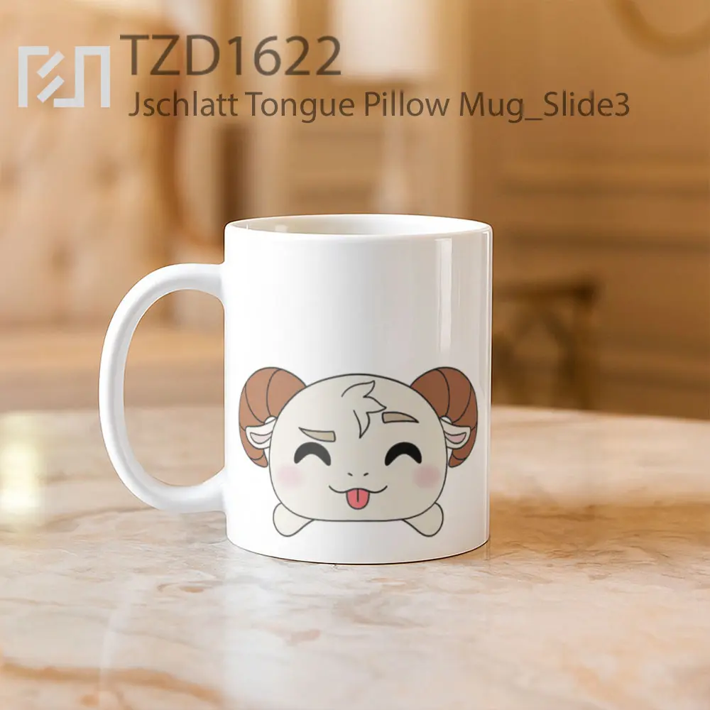 Jschlatt Tongue Pillow Mug - All-side / Desain