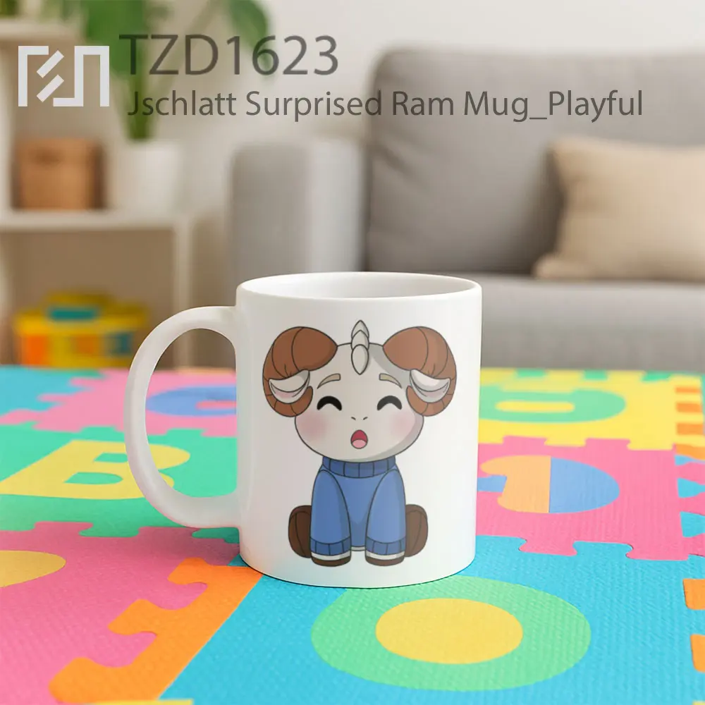 Jschlatt Surprised Ram Mug - All-side / Desain