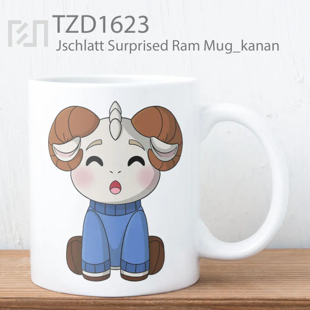 Jschlatt Surprised Ram Mug