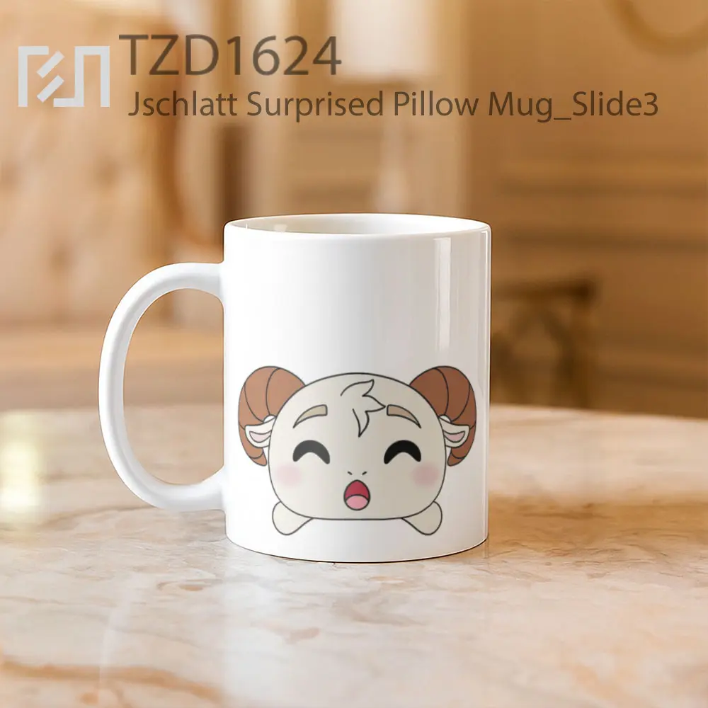 Jschlatt Surprised Pillow Mug - All-side / Desain