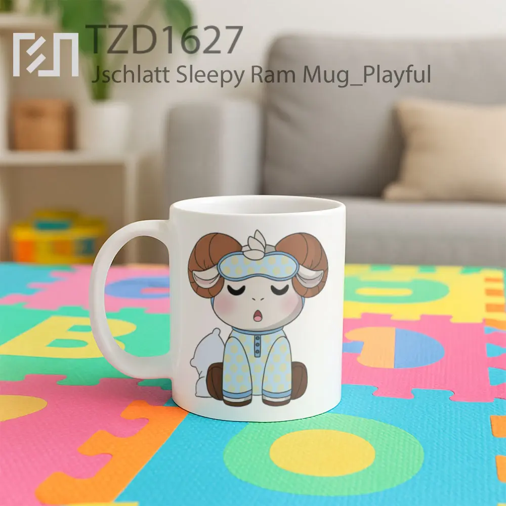 Jschlatt Sleepy Ram Mug - All-side / Desain
