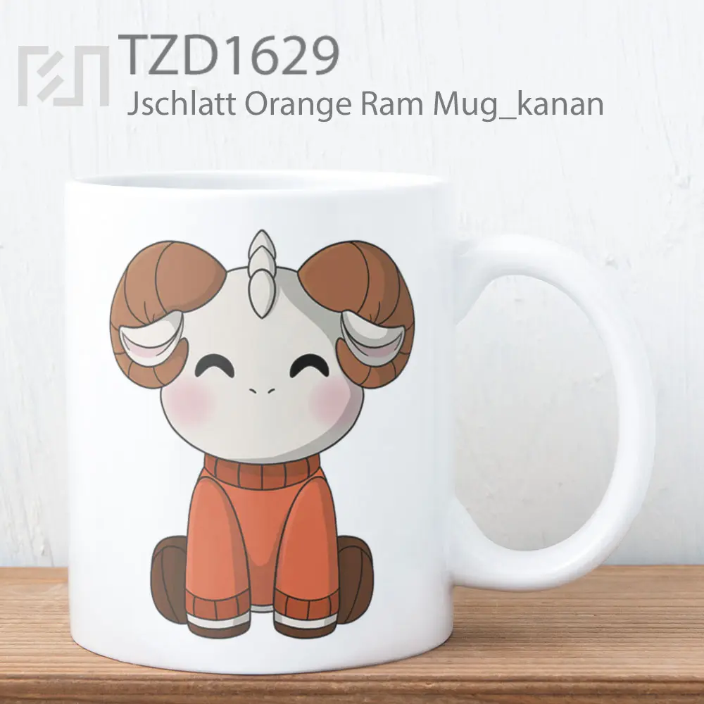 Mug Keramik Premium SNI - Jschlatt Orange Ram Mug
