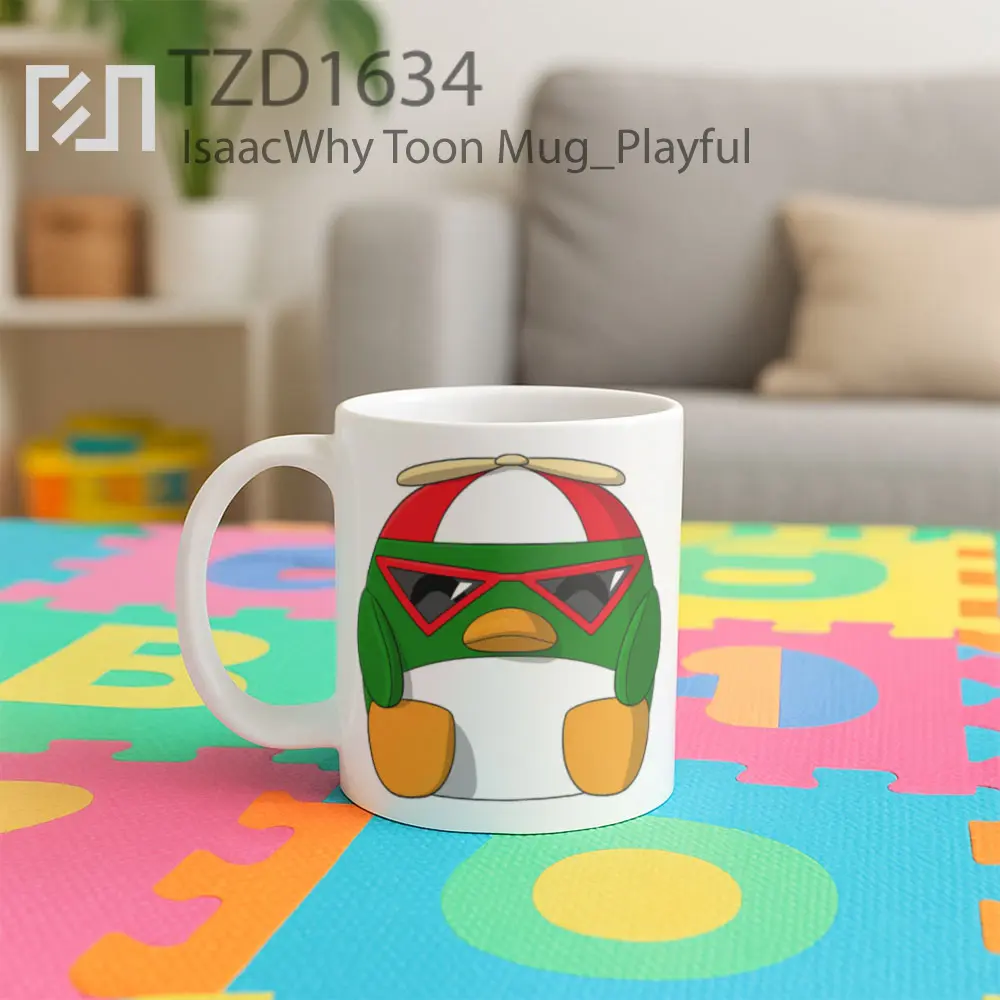 IsaacWhy Toon Mug - All-side / Desain