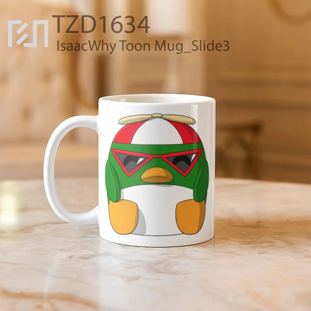 IsaacWhy Toon Mug - All-side / Desain