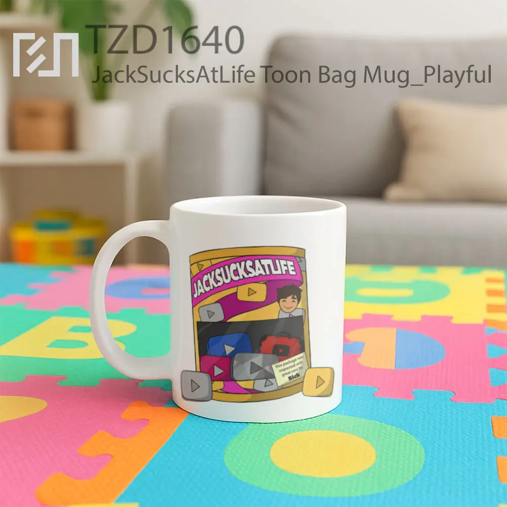 JackSucksAtLife Toon Bag Mug - All-side / Desain