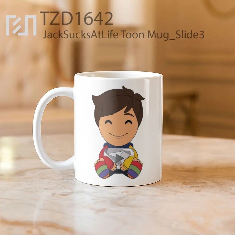JackSucksAtLife Toon Mug - All-side / Desain