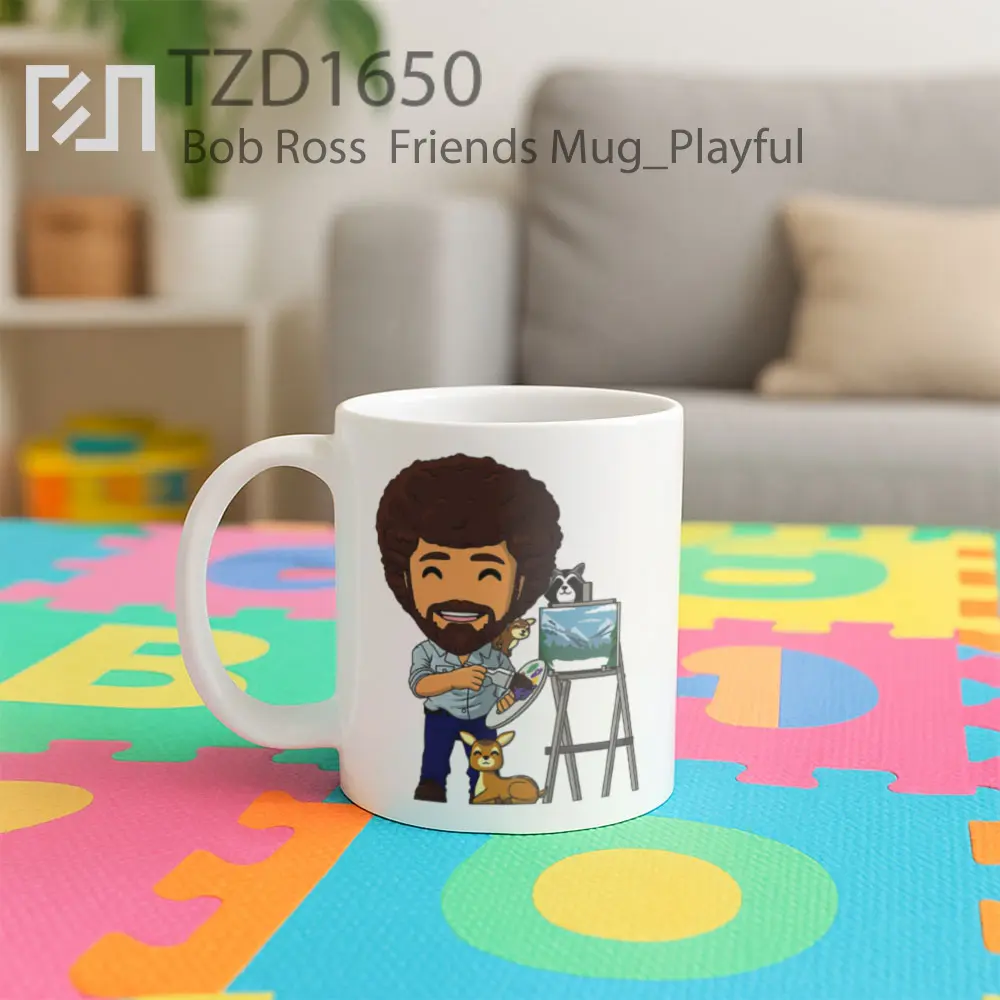 Bob Ross  Friends Mug - All-side / Desain